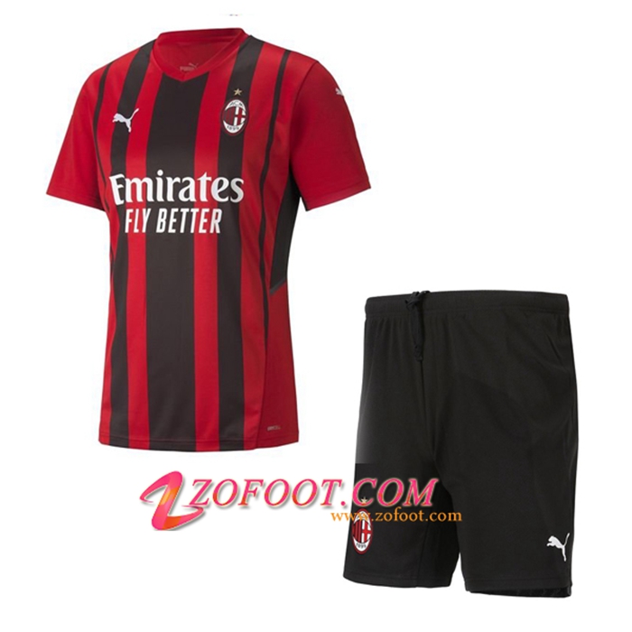 Ensemble Maillot Foot AC Milan Domicile + Short 2021/2022