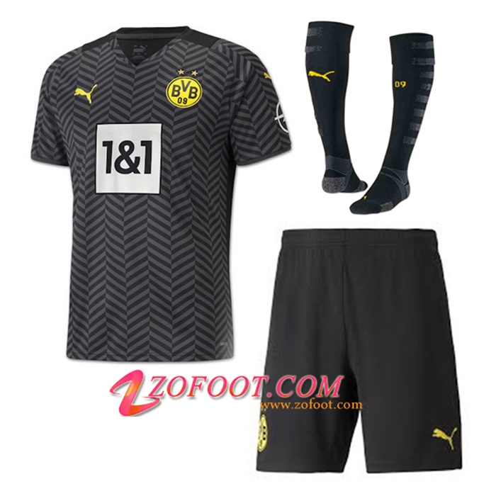 Ensemble Maillot Foot Dortmund BVB Exterieur (Short + Chaussettes) 2021/2022
