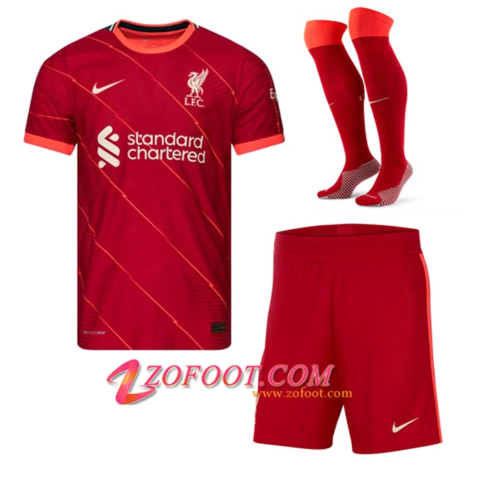 Ensemble Maillot Foot FC Liverpool Domicile (Short + Chaussettes) 2021/2022