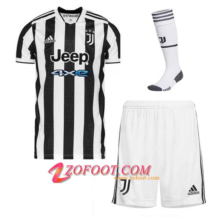 Ensemble Maillot Foot Juventus Domicile (Short + Chaussettes) 2021/2022
