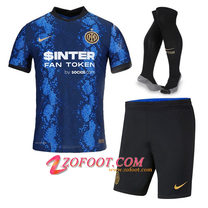 Ensemble Maillot Foot Inter Milan Domicile (Short + Chaussettes) 2021/2022