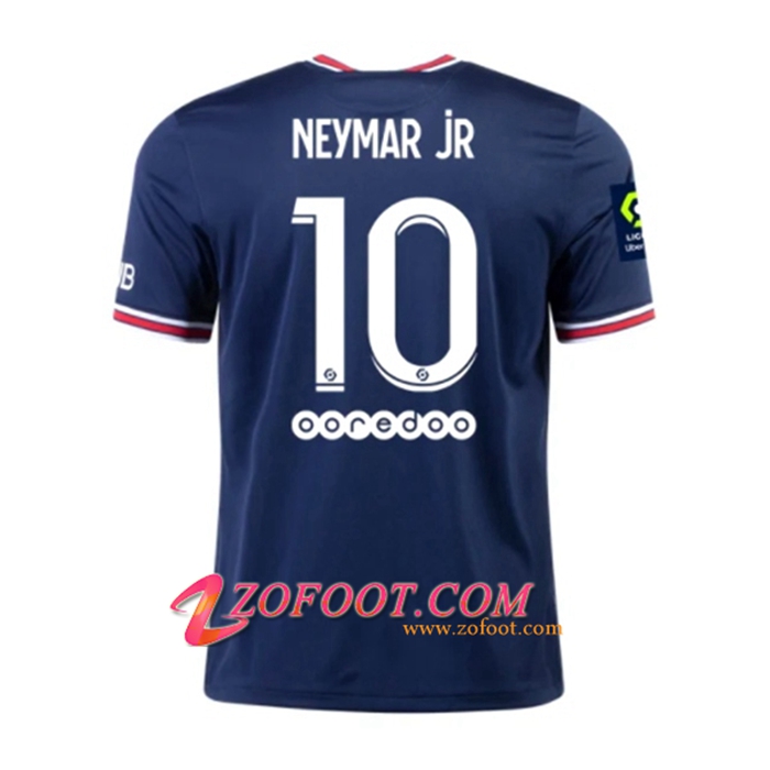 Maillot de Foot Jordan PSG (Neymar Jr 10) Domicile 2021/2022