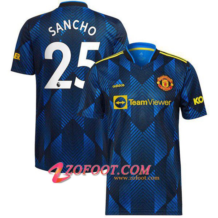 Maillot de Foot Manchester United (Sancho 25) Third 2021/2022