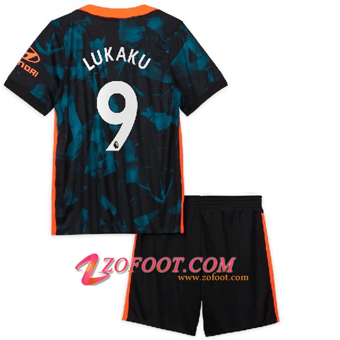 Maillot de Foot FC Chelsea (Lukaku 9) Enfant Third 2021/2022