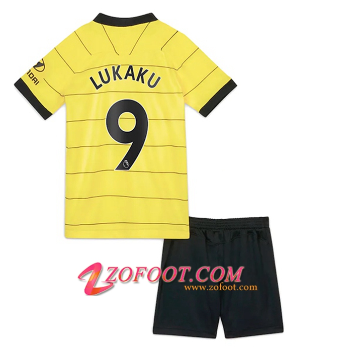 Maillot de Foot FC Chelsea (Lukaku 9) Enfant Exterieur 2021/2022