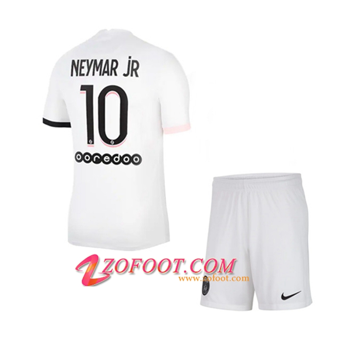 Maillot de Foot Jordan PSG (Neymar Jr 10) Enfant Exterieur 2021/2022