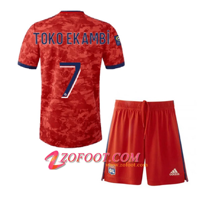 Maillot de Foot Lyon (TOKO EKAMBI 7) Enfant Exteieuir 2021/2022