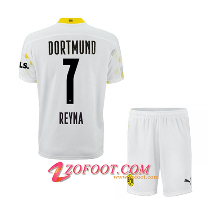 Maillot de Foot Dortmund BVB (Reyna 7) Enfant Third 2021/2022