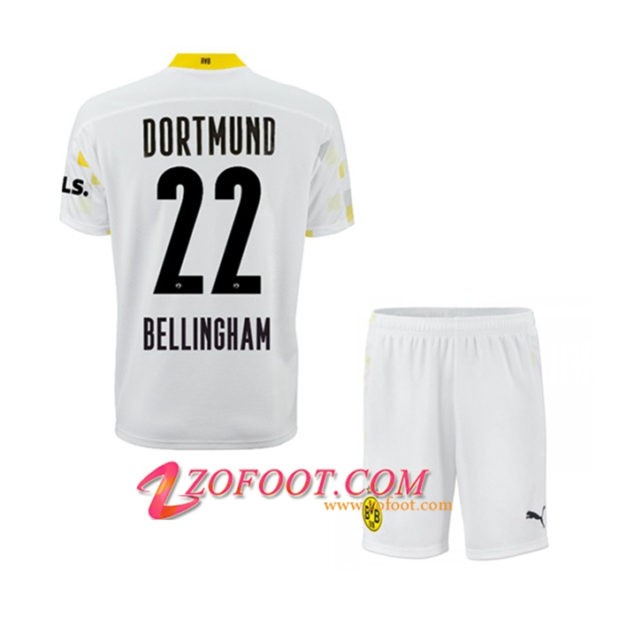 Maillot de Foot Dortmund BVB (Bellingham 22) Enfant Third 2021/2022