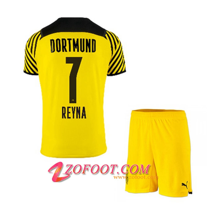 Maillot de Foot Dortmund BVB (Reyna 7) Enfant Domicile 2021/2022