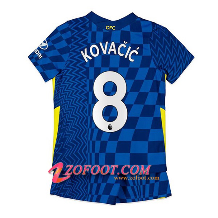 Maillot de Foot FC Chelsea (Kovacic 8) Enfant Domicile 2021/2022