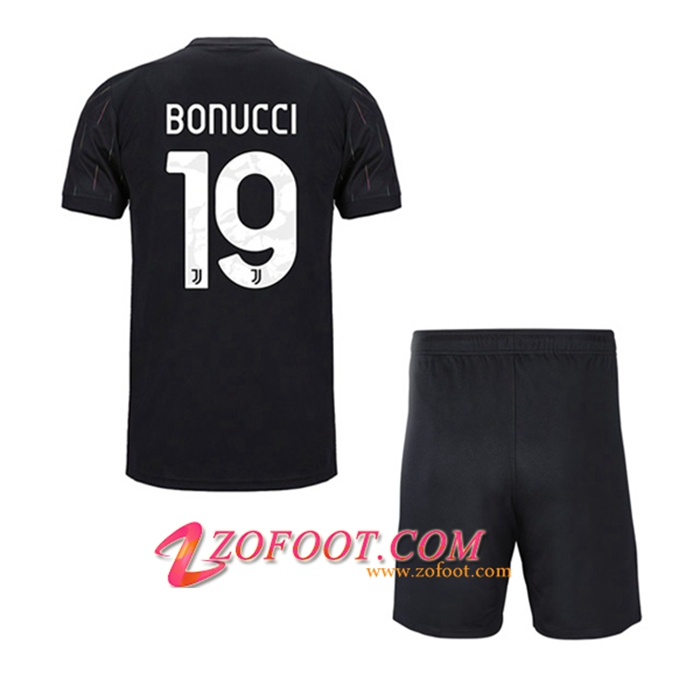 Maillot de Foot Juventus (BONUCCI 19) Enfant Exterieur 2021/2022