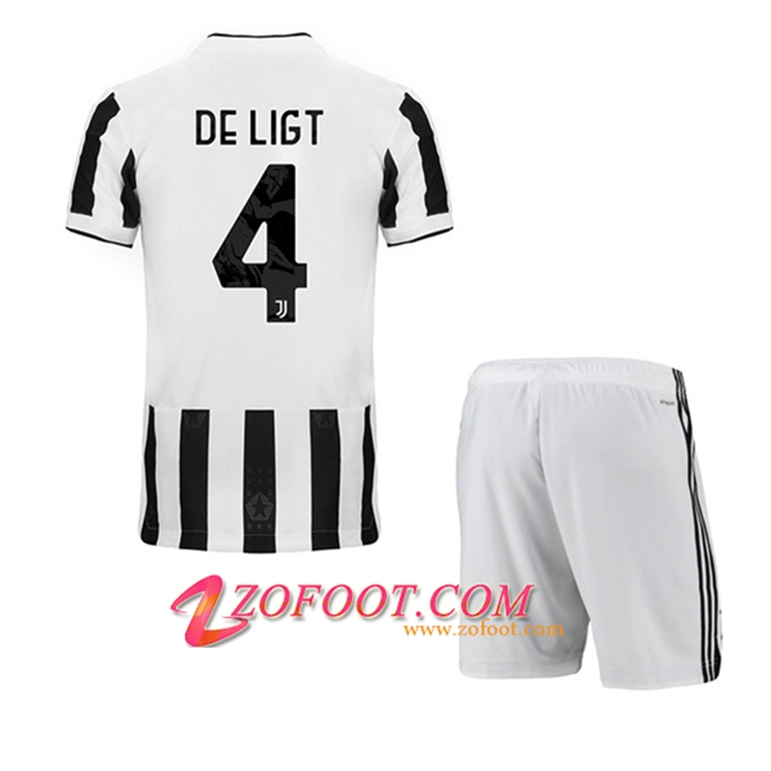 Maillot de Foot Juventus (DE LIGT 4) Enfant Domicile 2021/2022