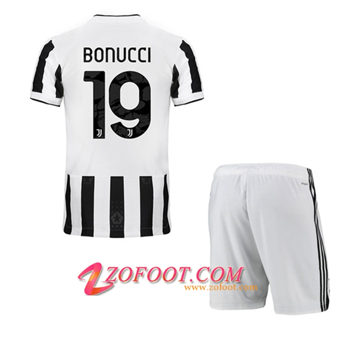 Maillot de Foot Juventus (BONUCCI 19) Enfant Domicile 2021/2022