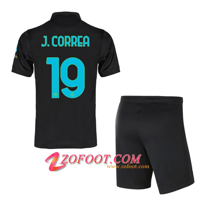 Maillot de Foot Inter Milan (J.CORREA 19) Enfant Third 2021/2022