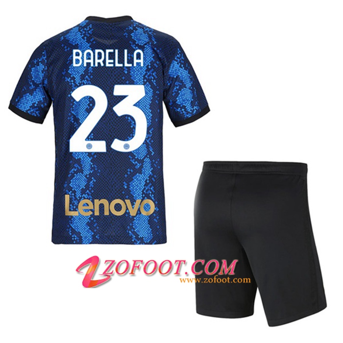 Maillot de Foot Inter Milan (BARELLA 23) Enfant Domicile 2021/2022