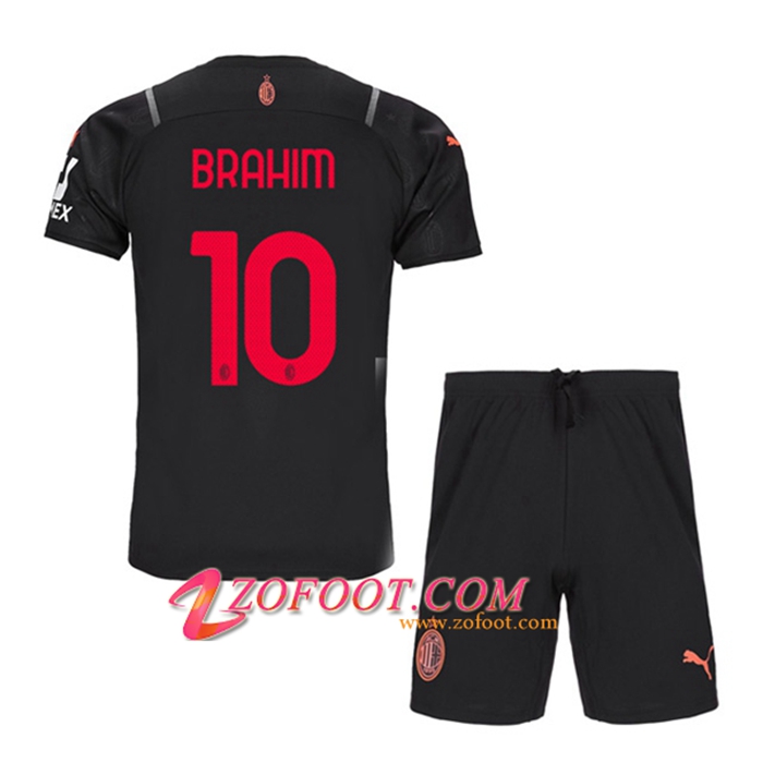 Maillot de Foot AC Milan (BRAHIM 10) Enfant Third 2021/2022