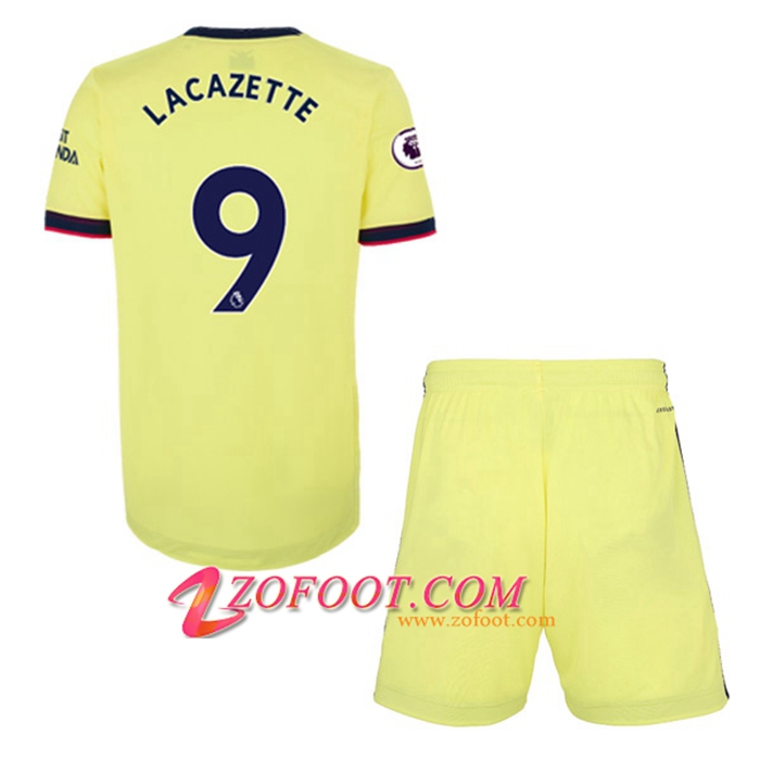 Maillot de Foot FC Arsenal (Alexandre Lacazette 9) Enfant Exterieur 2021/2022