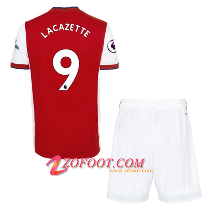 Maillot de Foot FC Arsenal (Alexandre Lacazette 9) Enfant Domicile 2021/2022