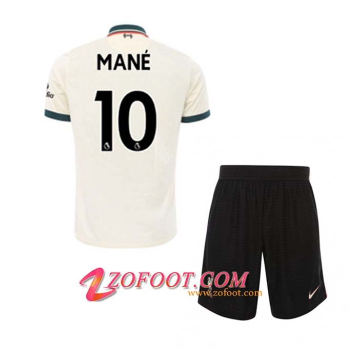 Maillot de Foot FC Liverpool (Sadio Mane 10) Enfant Exterieur 2021/2022