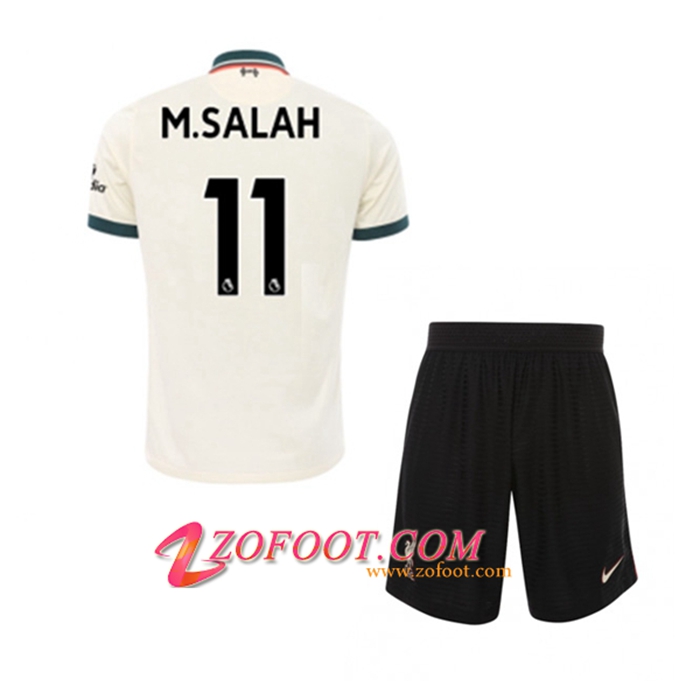 Maillot de Foot FC Liverpool (Mohamed Salah 11) Enfant Exterieur 2021/2022