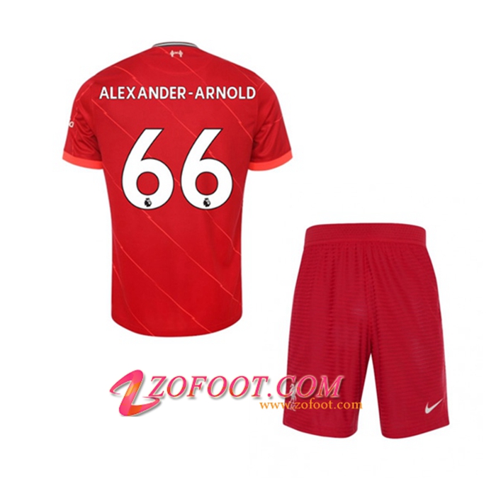 Maillot de Foot FC Liverpool (Alexander Arnold 66) Enfant Domicile 2021/2022