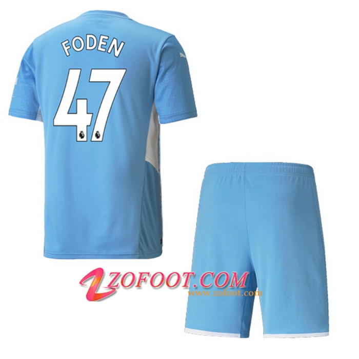 Maillot de Foot Manchester City (FODEN 47) Enfant Domicile 2021/2022