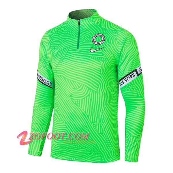 Sweatshirt Training Nigeria Vert 2020/2021
