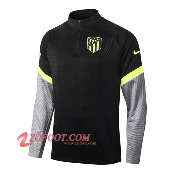 Sweatshirt Training Atletico Madrid Noir 2020/2021