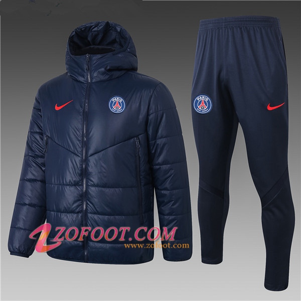 Doudoune Du Foot PSG Bleu Marin + Pantalon 2020/2021