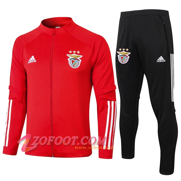 Ensemble Survetement de Foot - Veste S.L.Benfica Rouge 2020/2021