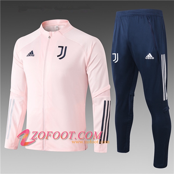 Nouveau Survetement Foot - Veste Juventus Enfant Rose 2020/2021