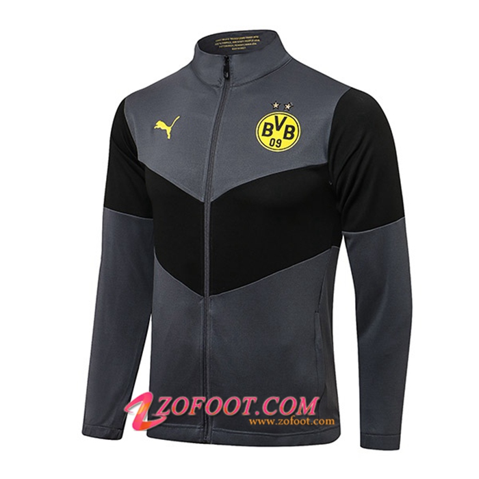 Veste Foot Dortmund BVB Noir/Gris 2021/2022