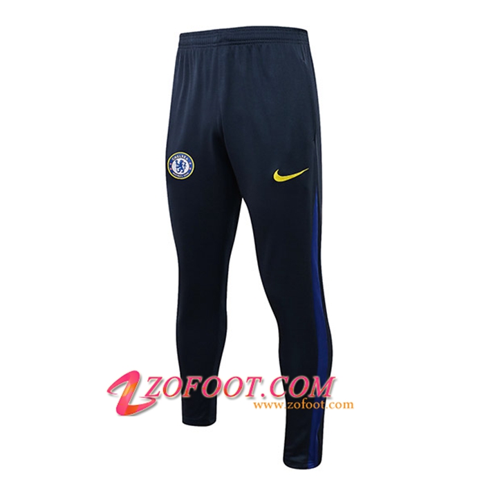 Training Pantalon Foot FC Chelsea Noir/Bleu 2021/2022