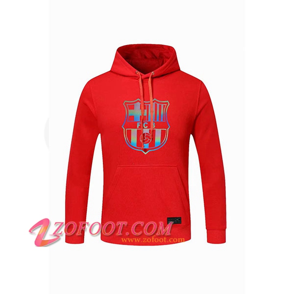 Sweatshirt Training Capuche FC Barcelone Rouge 2020/2021