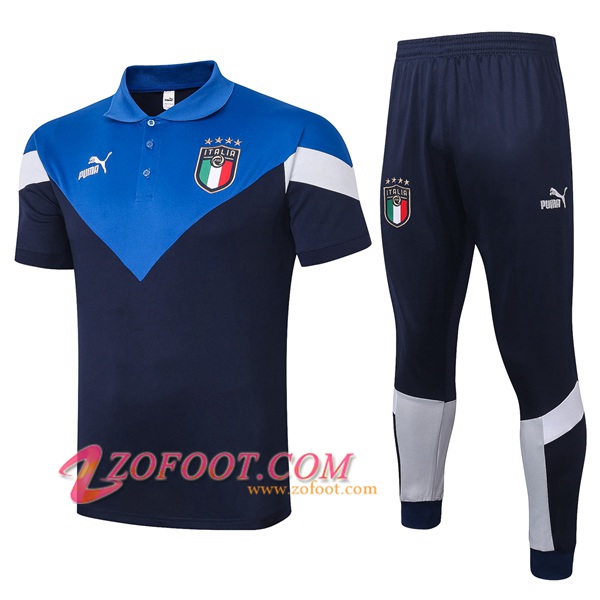 Ensemble Polo Italie + Pantalon Bleu 2020/2021