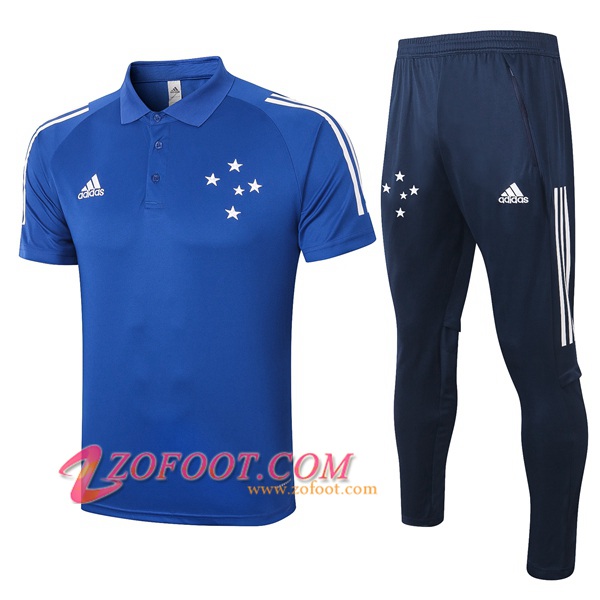 Ensemble Polo Cruzeiro EC + Pantalon Bleu 2020/2021