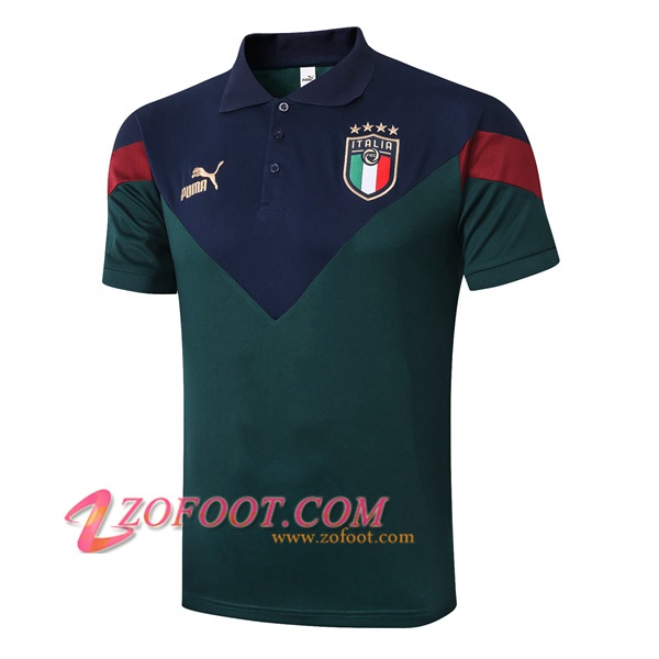 Polo Foot Italie Vert 2020/2021