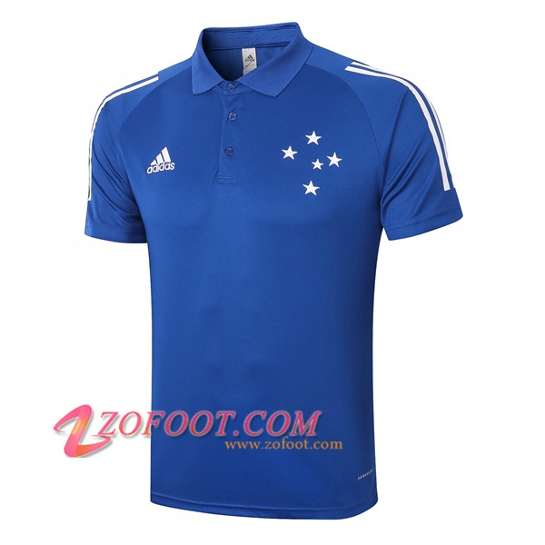 Polo Foot Cruzeiro EC Bleu 2020/2021