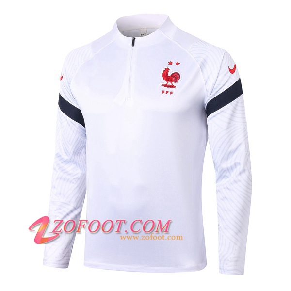 Sweatshirt Training France Blanc 2020/2021