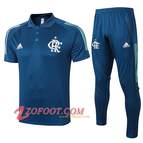 Ensemble Polo Flamengo + Pantalon Bleu Royal 2020/2021