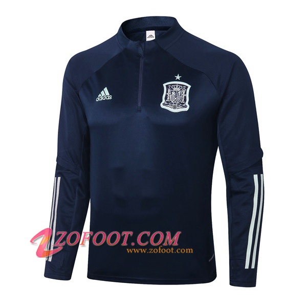 Sweatshirt Training Espagne Bleu Royal 2020/2021