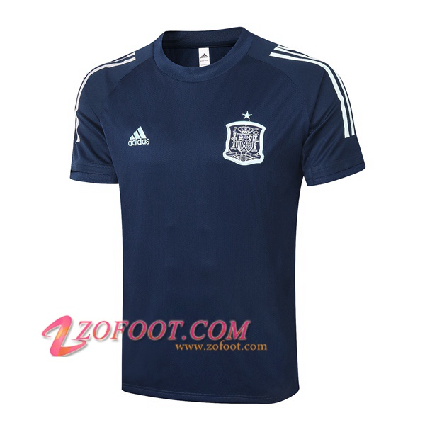 Training T-Shirts Espagne Bleu Royal 2020/2021