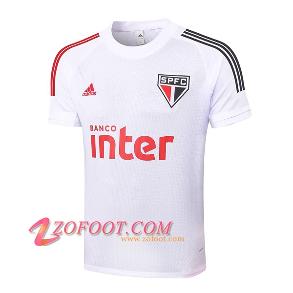 Training T-Shirts Sao Paulo FC Blanc 2020/2021