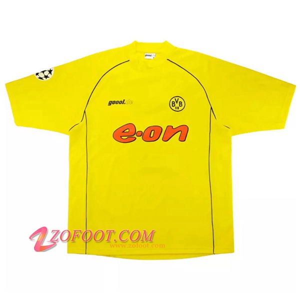 Maillot de Foot Dortmund BVB Retro Domicile 2002/2003