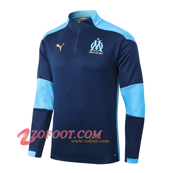 Sweatshirt Training Marseille OM Bleu 2020/2021