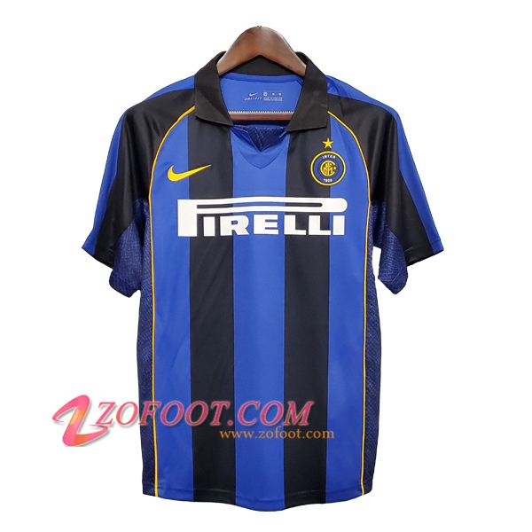 Maillot de Foot Inter Milan Retro Domicile 2001/2002