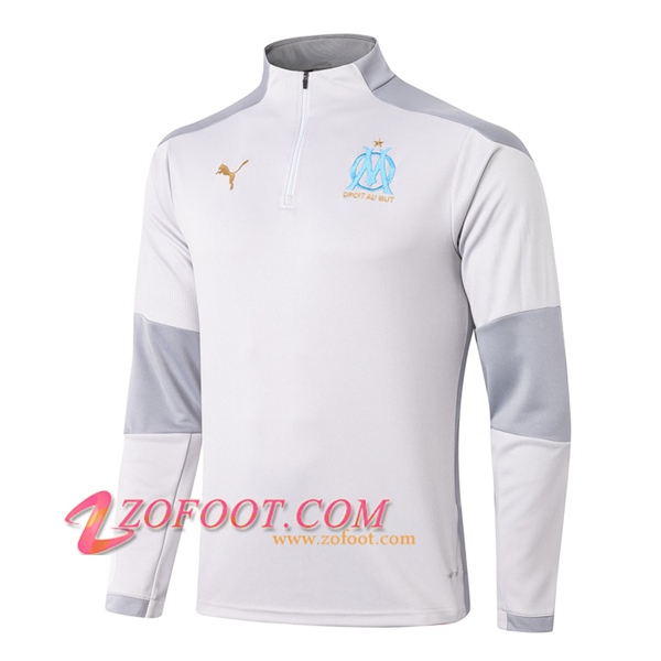 Sweatshirt Training Marseille OM Gris 2020/2021