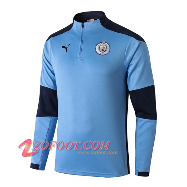 Sweatshirt Training Manchester City Bleu 2020/2021