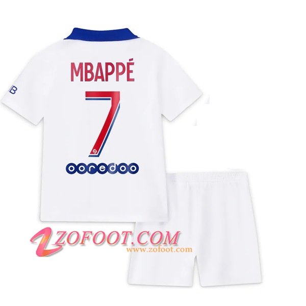 Maillot de Foot PSG (Mbappé 7) Enfants Exterieur 2020/2021